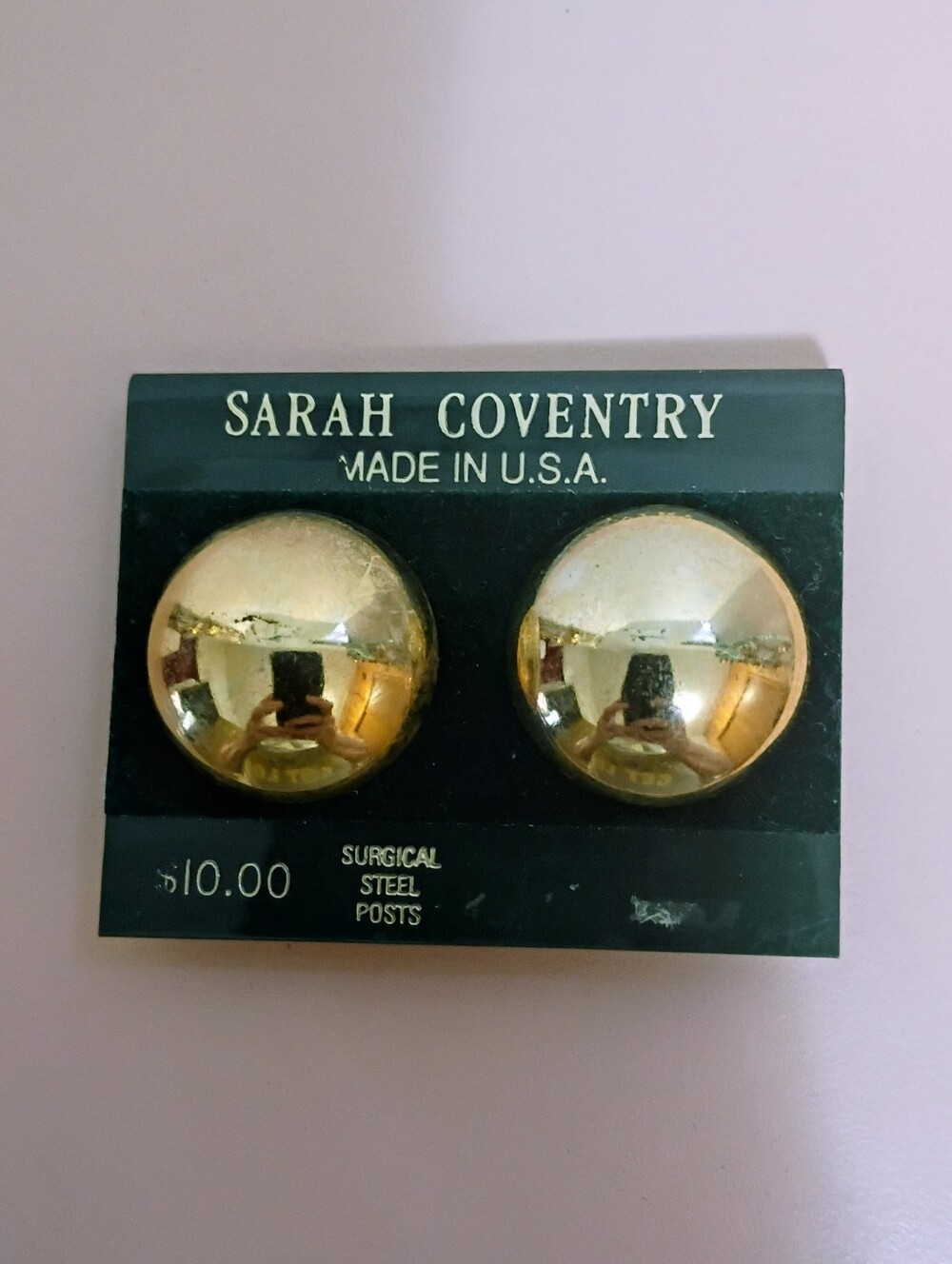 Sarah Coventry Gold Toned Pierced Earrings